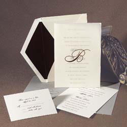 Translucent Ecru Invitation
